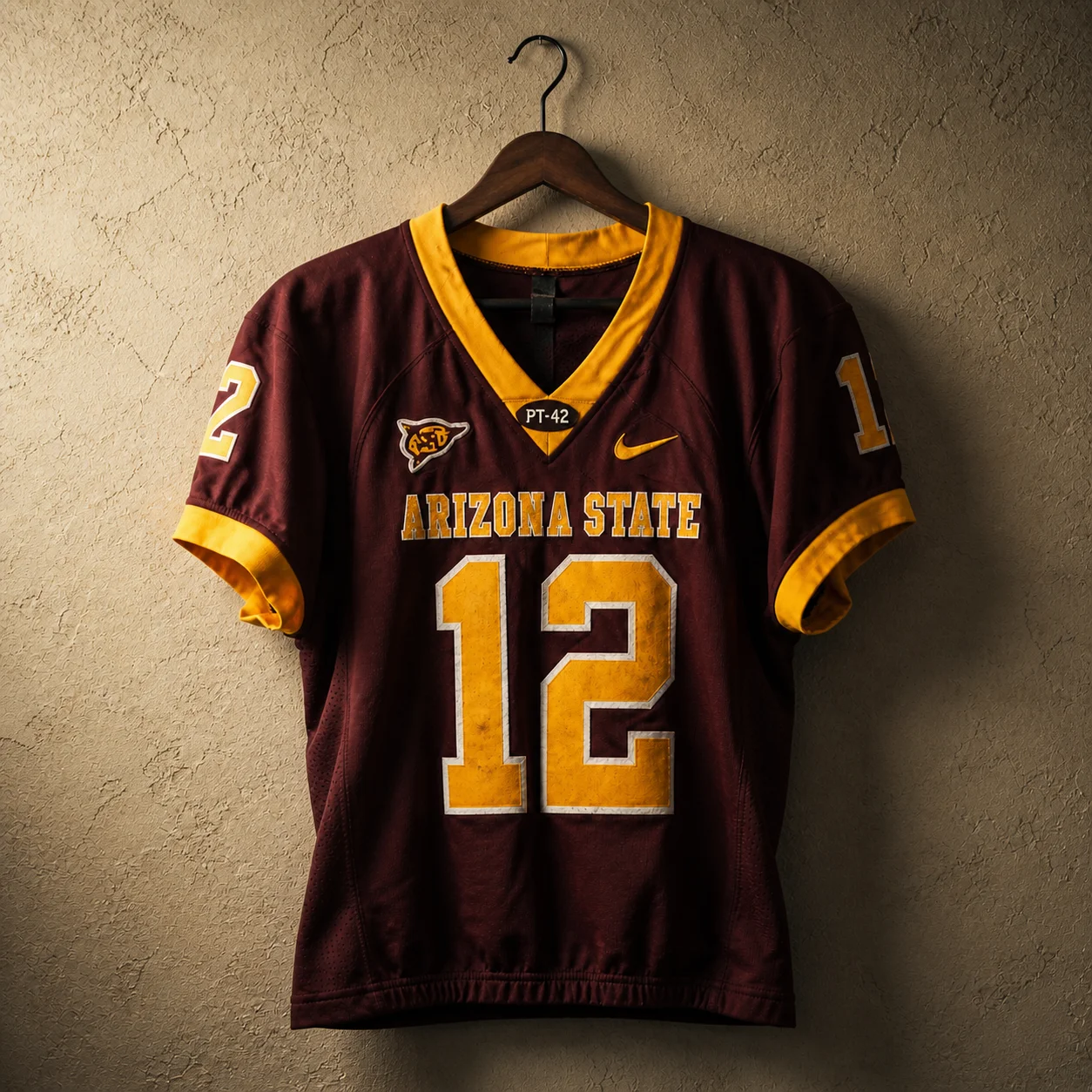 A vintage Arizona State jersey, number 12